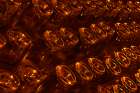 Wine cellar, bottles aging in pupitres Art Print